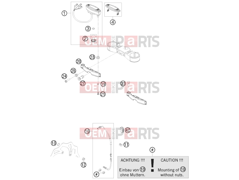 HUSABERG 2009 Offroad FE 450 (2375I3) [US] INSTRUMENTS / LOCK SYSTEM|Frame|14