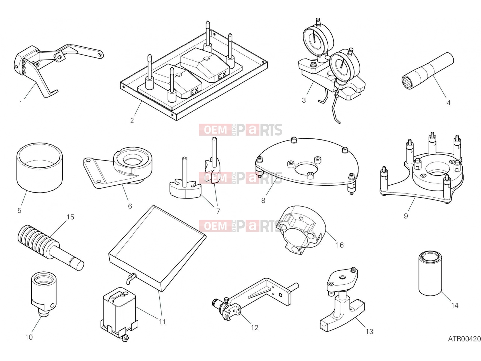 DUCATI 2022 Panigale V4 WORKSHOP SERVICE TOOLS (ENGINE)