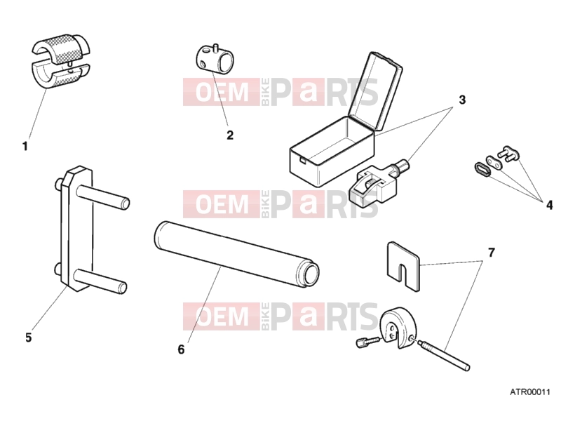 DUCATI 2001 Monster 400 WORKSHOP SERVICE TOOLS, FRAME » FRAME
