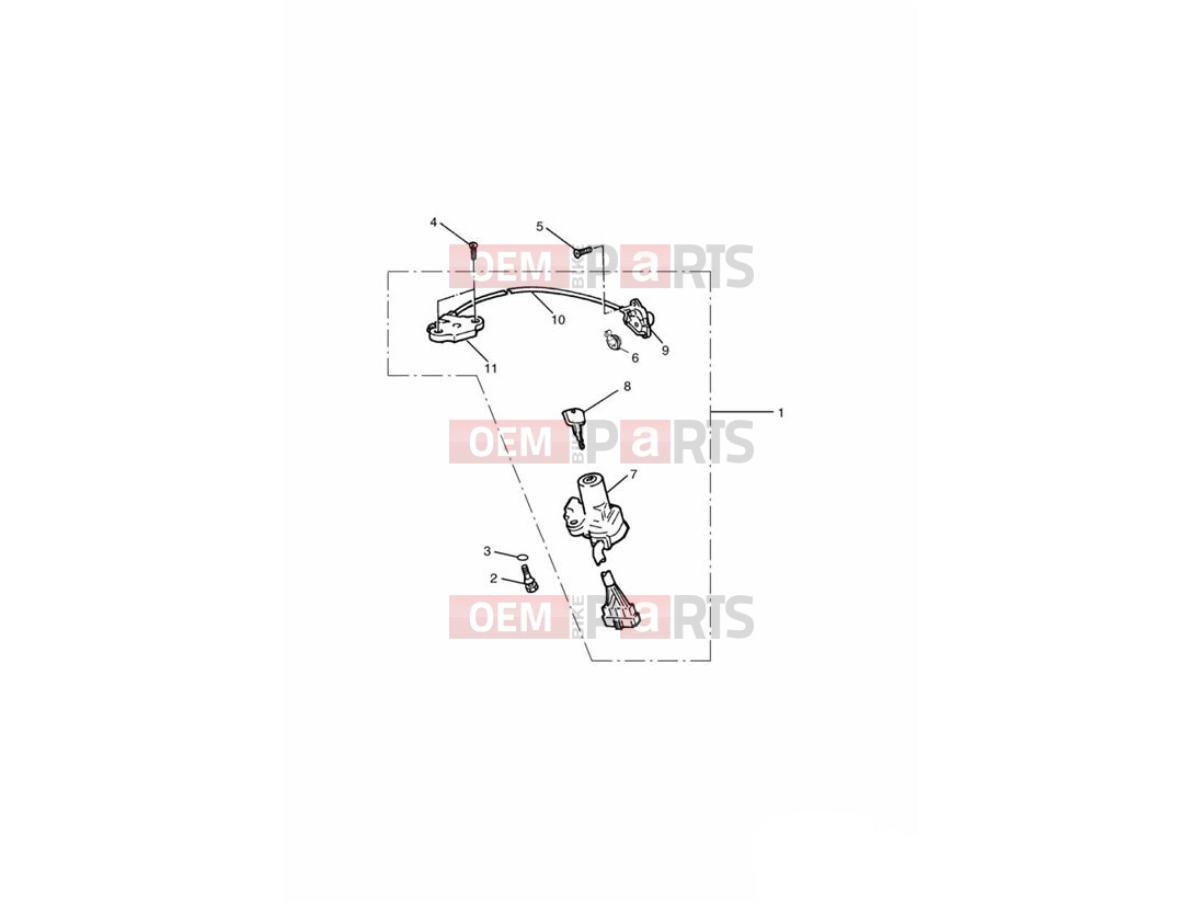 Ignition Switch 56492 »  » 60502 - Triumph THUNDERBIRD 1995