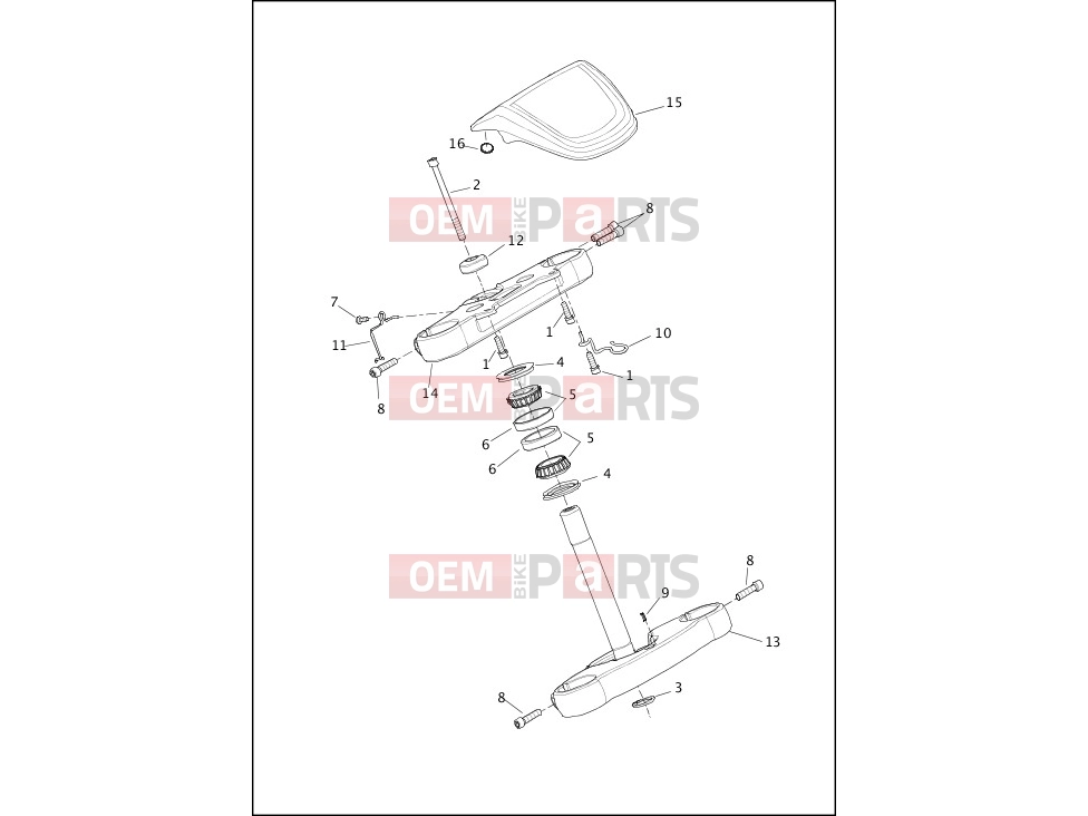 Harley-Davidson 2020 SOFTAIL SOFTAIL FAT BOB  - FXFB FORK BRACKETS, FRONT - FXLR