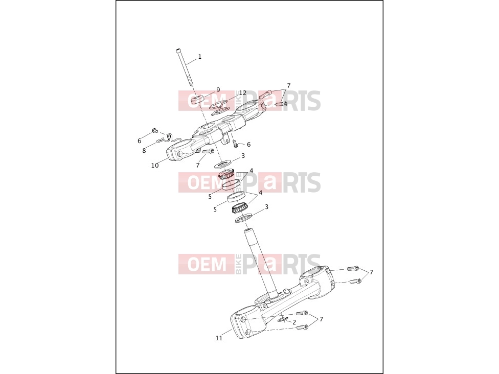 Harley-Davidson 2019 SOFTAIL SOFTAIL BREAKOUT  - FXBR FORK BRACKETS, FRONT - FXFB, FXFBS
