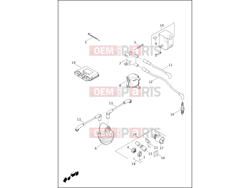 ELECTRONIC CONTROL MODULE (ECM) AND COIL - Harley-Davidson FAT BOY - FLSTF 2016