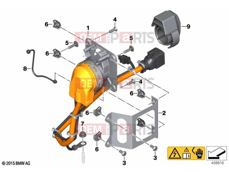 61 | Charging socket | Charging socket - BMW Motorrad C evolution (0C03) 2020