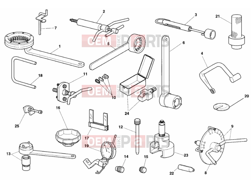 DUCATI 1998 Monster 600 Dark WORKSHOP SERVICE TOOLS » SPECIAL TOOLS