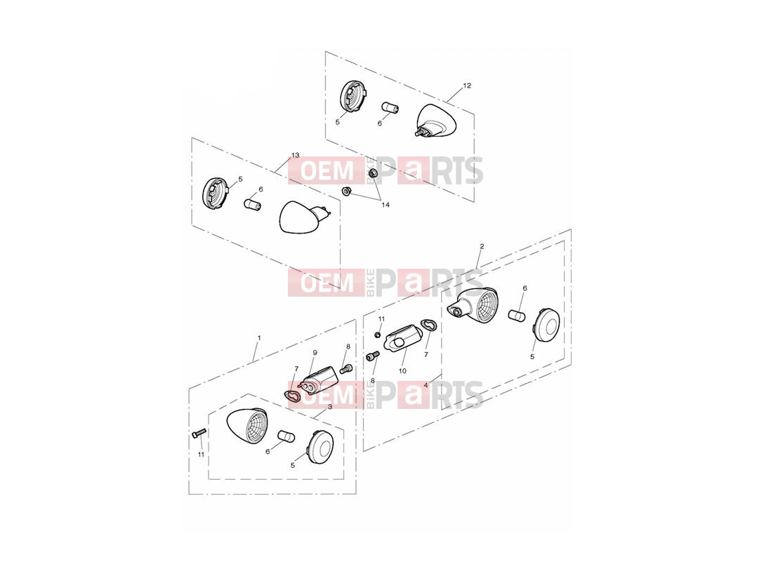 Triumph 2013 THUNDERBIRD Indicators
