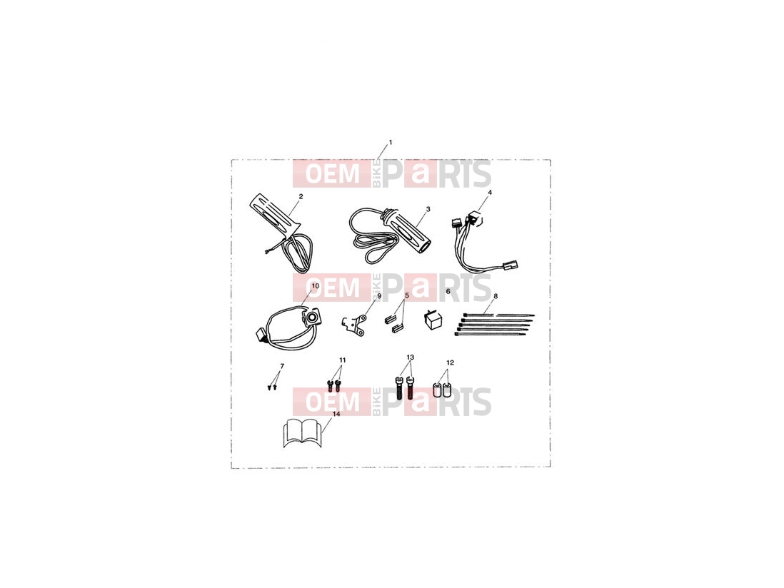 Triumph 2010 THUNDERBIRD Heated Grip Kit