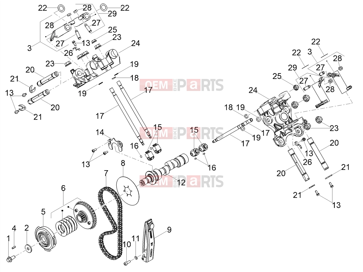 Engine » Timing system - Motoguzzi V85 TT Strada E5+ (EU) 2024