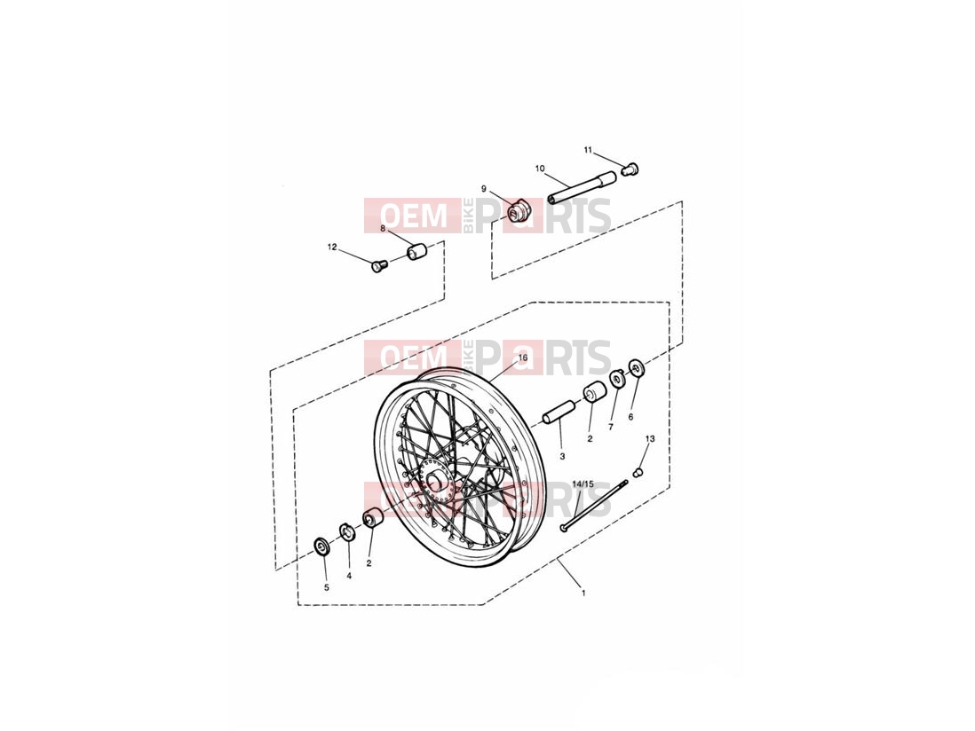 Triumph 2002 THUNDERBIRD Front Wheel