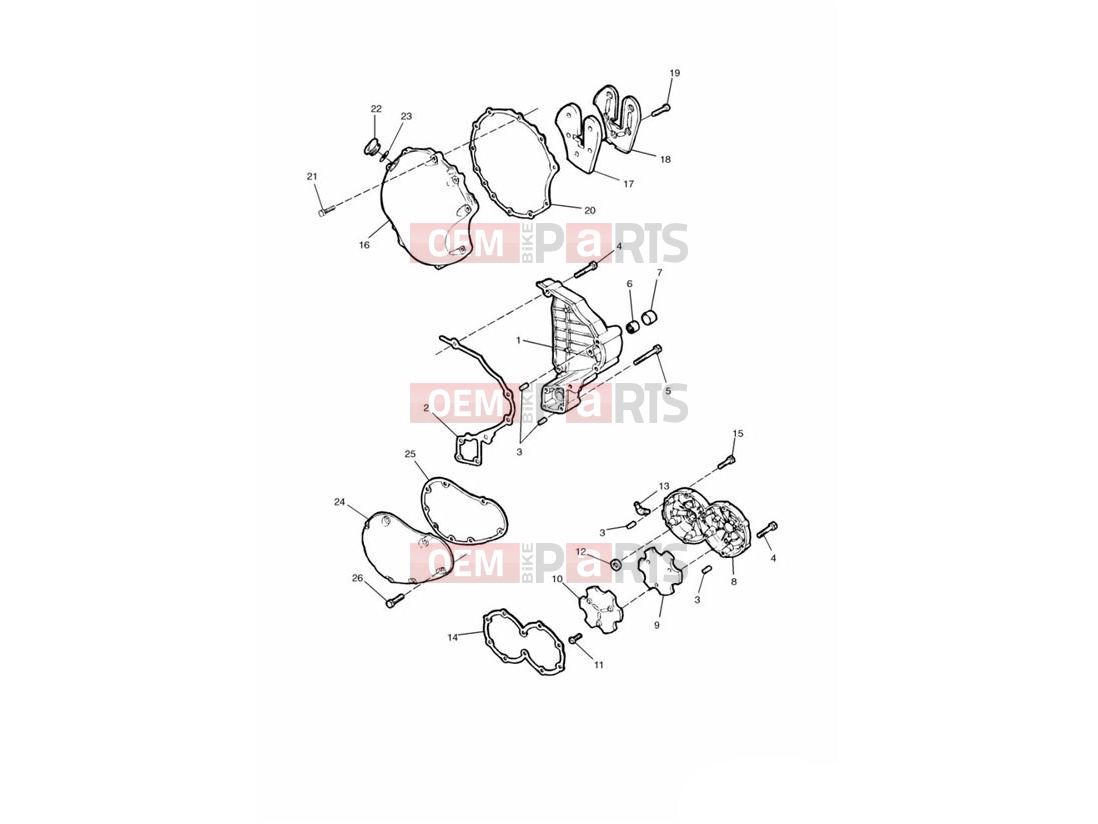 Triumph 2002 THUNDERBIRD Engine Covers