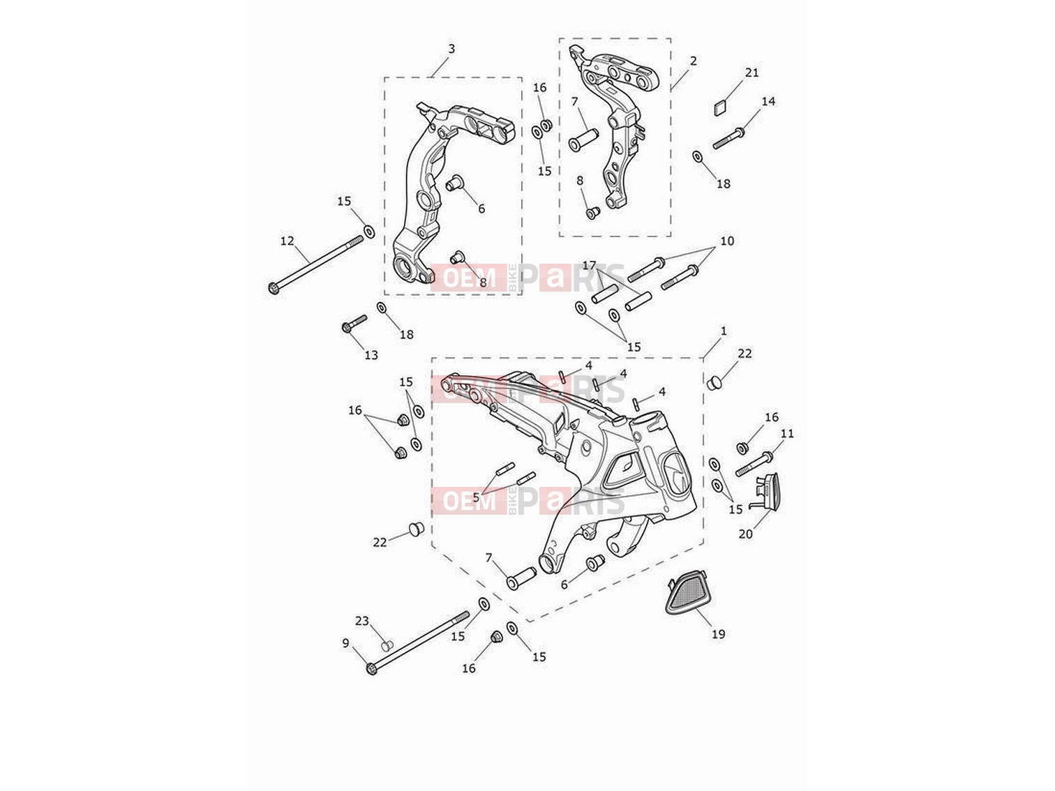 Triumph 2023 Rocket 3 R Main frame