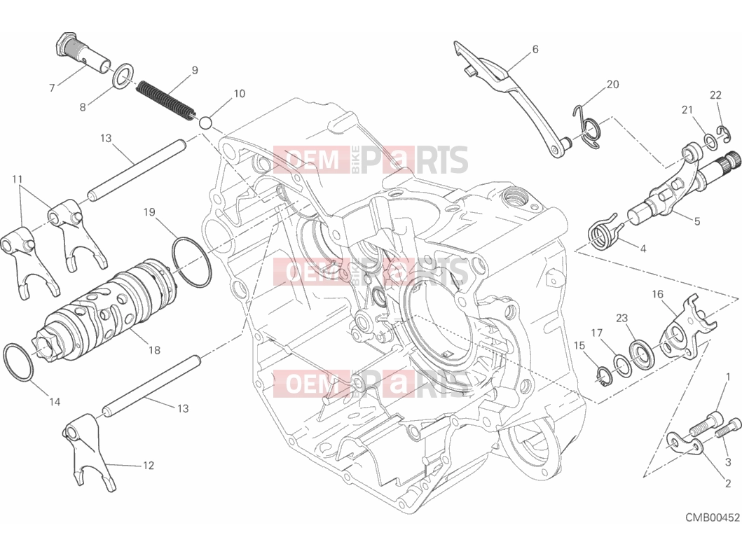 DUCATI 2017 Scrambler Desert Sled SHIFT CAM - FORK