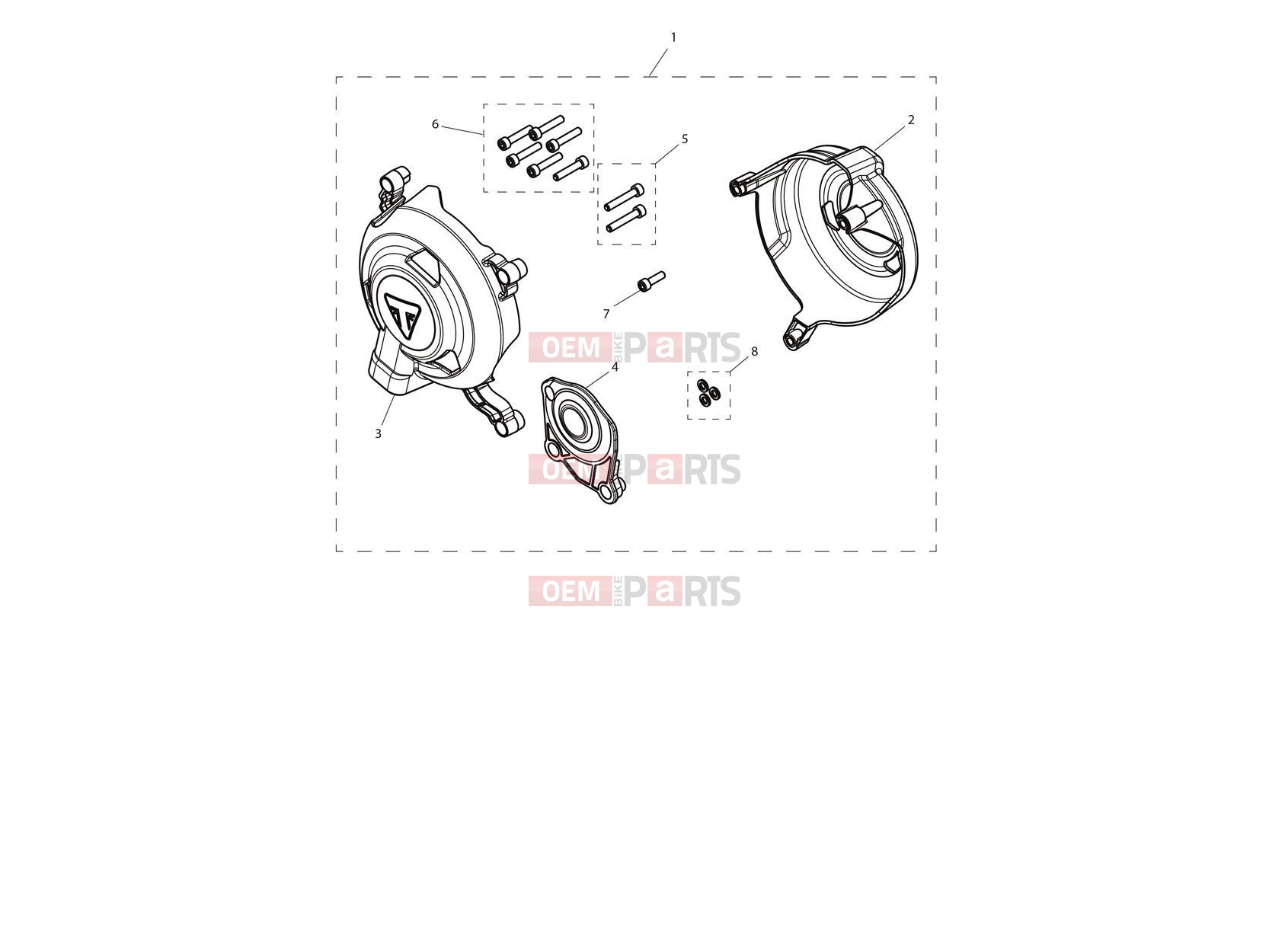 Protector Kit, Engine Covers - Triumph Daytona 660 2024