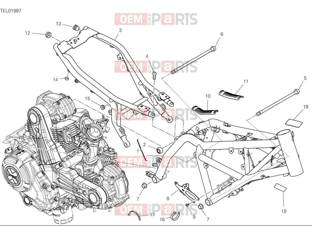Frame - Ducati Scrambler Nightshift 2025