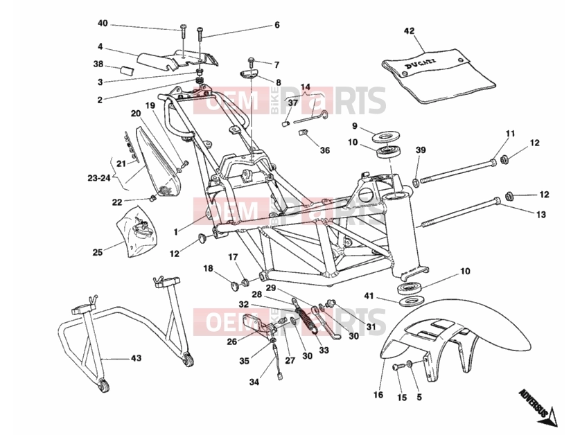 DUCATI 1994 Monster 900 FRAME » FRAME