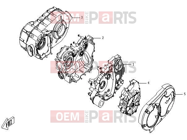 CFMOTO 2015 UTV UFORCE 600 (CF600-5) CRANKCASE ASSY - E01