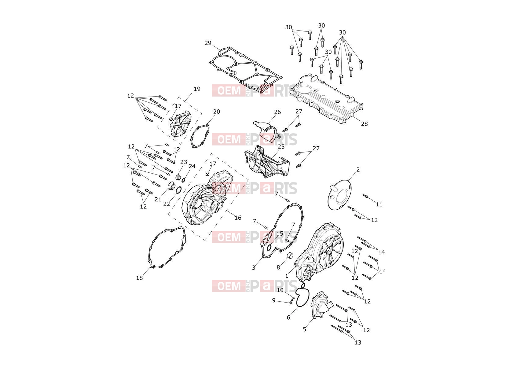 Triumph 2026 ROCKET 3 STORM R Engine Covers
