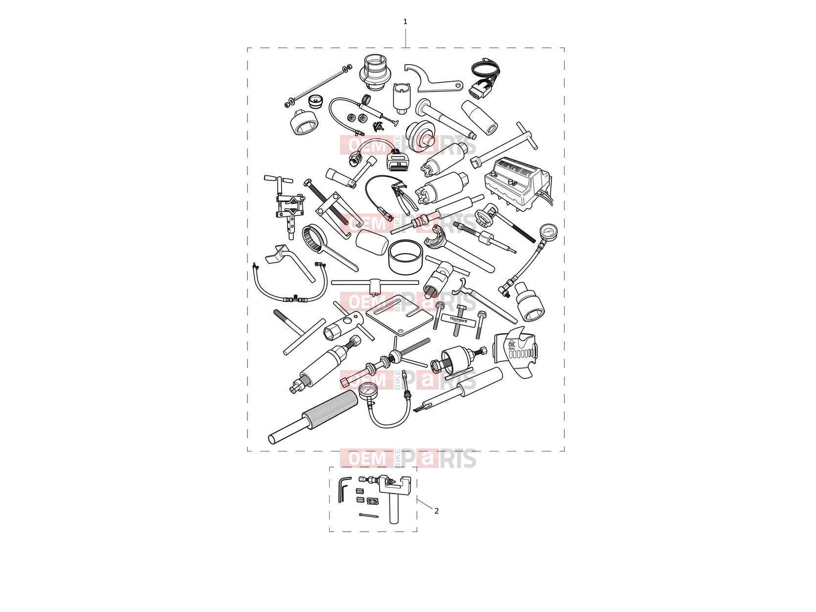 Triumph 2026 THRUXTON 400 Service Tools