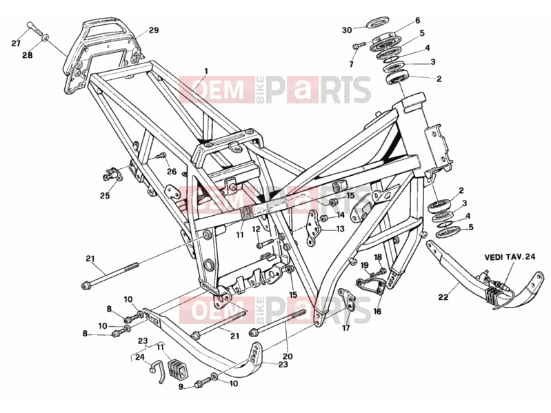 DUCATI 1990 907 I.E. FRAME » FRAME