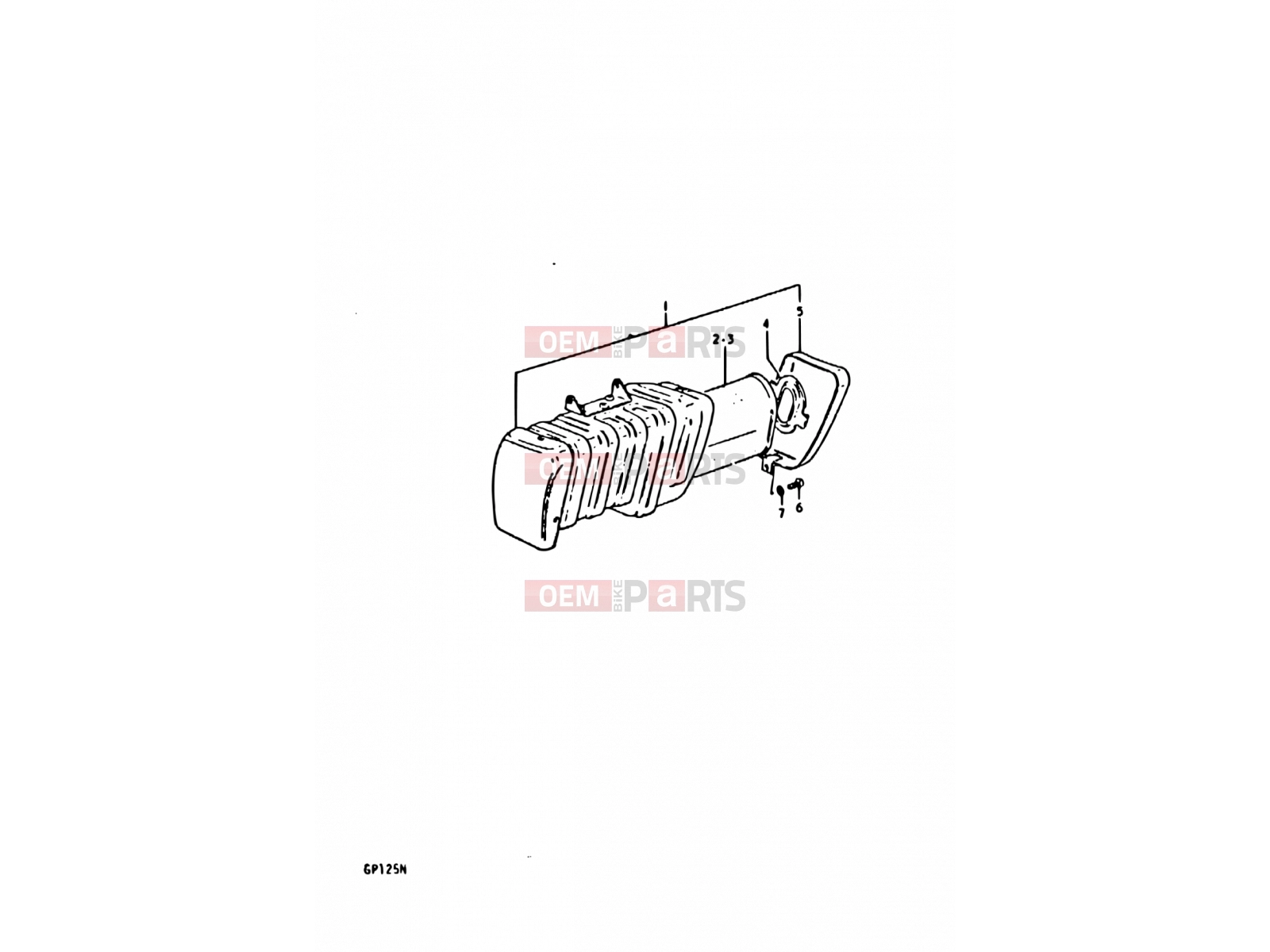 SUZUKI GP125 C (1978) 8 - AIR CLEANER (E02, E04, E17, E18, E21, E22, E24)