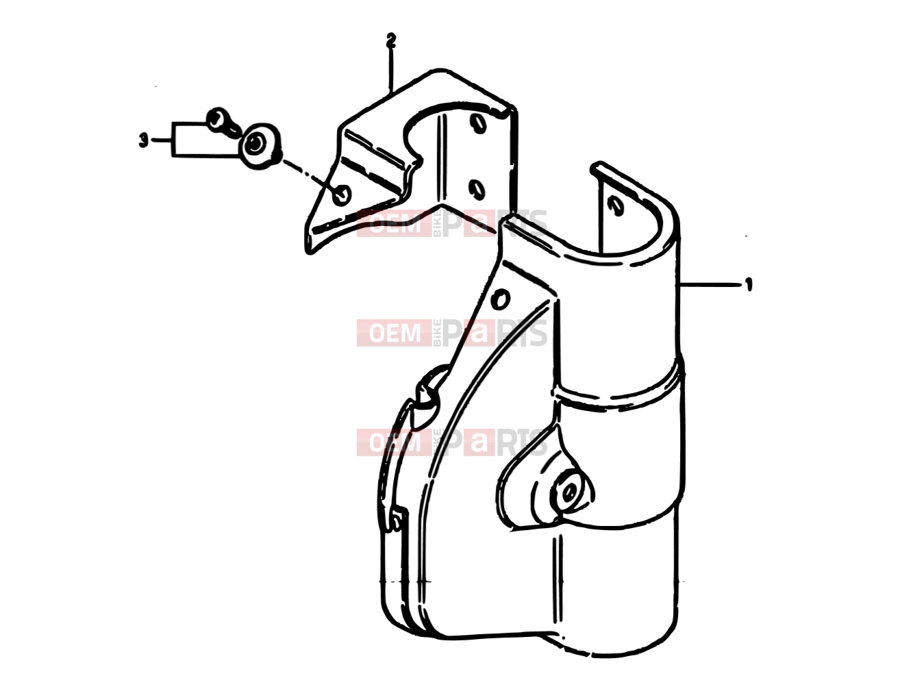 46 - PANEL COVER (OPTIONAL) MODEL E - Suzuki RM125 E (1984)