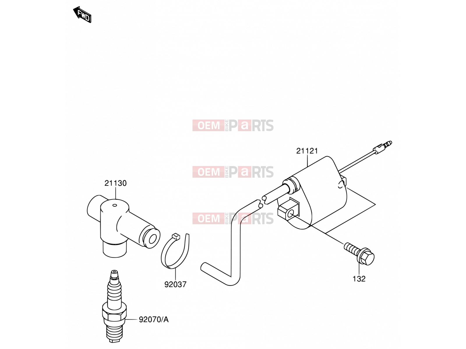 14 - IGNITION SYSTEM - Suzuki RM65 K4 (2004) (E19)