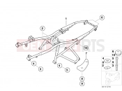 BMW Motorrad BMW 2002 R-Models 4V R 850 R 94 (0401,0406) Rear frame