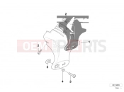 BMW Motorrad BMW 2002 R-Models 4V R 850 R 94 (0401,0406) Headlight mounting hardware