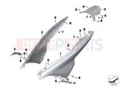 BMW Motorrad BMW 2013 C-Models C evolution (0C03) Tail trim
