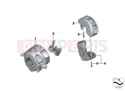 BMW Motorrad BMW 2013 C-Models C evolution (0C03) Multifunction switch, handlebar, LIN bus