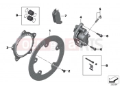 BMW Motorrad BMW 2016 C-Models C evolution (0C03) Front wheel brake