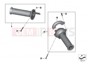 BMW Motorrad BMW 2014 C-Models C evolution (0C03) Handlebar grips