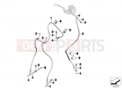 BMW Motorrad BMW 2015 C-Models C evolution (0C03) Brake lines, ABS, front