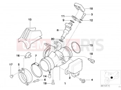 BMW Motorrad BMW 1995 R-Models 4V R 850 R 94 (0401,0406) Throttle Housing Assy