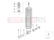 BMW Motorrad BMW 1995 R-Models 4V R 850 R 94 (0401,0406) Spring strut, front
