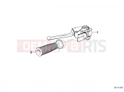 BMW Motorrad BMW 1995 R-Models 4V R 850 R 94 (0401,0406) Complete left handle unit