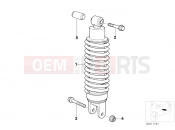 BMW Motorrad BMW 1995 R-Models 4V R 850 R 94 (0401,0406) Spring strut, rear