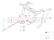 BMW Motorrad BMW 1995 R-Models 4V R 850 R 94 (0401,0406) Headlight bracket