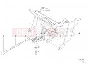 BMW Motorrad BMW 1995 R-Models 4V R 850 R 94 (0401,0406) Headlight bracket, authorities