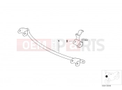 BMW Motorrad BMW 1995 R-Models 4V R 850 R 94 (0401,0406) Marker light bracket