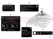 BMW Motorrad BMW 2018 C-Models C evolution (0C03) Labels for Russia