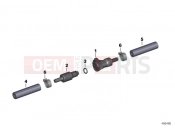 BMW Motorrad BMW 1996 R-Models 4V R 850 R 94 (0401,0406) Fuel supply/quick coupling