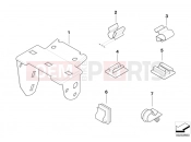 BMW Motorrad BMW 1996 R-Models 4V R 850 R 94 (0401,0406) Bracket, plug connector/wiring retainer