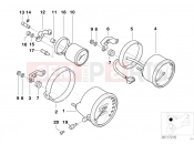 BMW Motorrad BMW 1996 R-Models 4V R 850 R 94 (0401,0406) Speedometer/tachometer/clock facelift