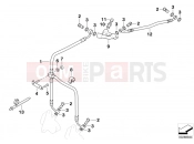 BMW Motorrad BMW 2006 R-Models 4V R 850 R 02 (0428) Front brake pipe Stahlflex