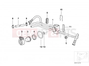 BMW Motorrad BMW 1997 R-Models 4V R 850 GS 95 (0403) Fuel distributor/Pressure regulator