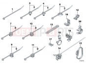 BMW Motorrad BMW 1997 R-Models 4V R 850 GS 95 (0403) Cable strap, hose/cable clip