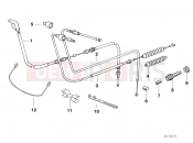 BMW Motorrad BMW 1997 R-Models 4V R 850 R 94 (0401,0406) Bowden cable