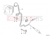 BMW Motorrad BMW 1997 R-Models 4V R 850 RT 96 (0412) Brake pipe rear ABS