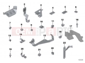 BMW Motorrad BMW 1997 R-Models 4V R 850 RT 96 (0412) Various cable holders